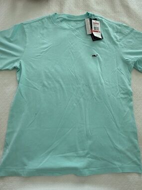 Vineyard Vines men’s XS  Classic Crew T-Shirt - island paradise aqua blue nwt